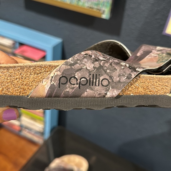 Papillo Euro Birkenstocks. Daytona. Crystal/geode/floral pattern.Size 41 - Picture 5 of 5